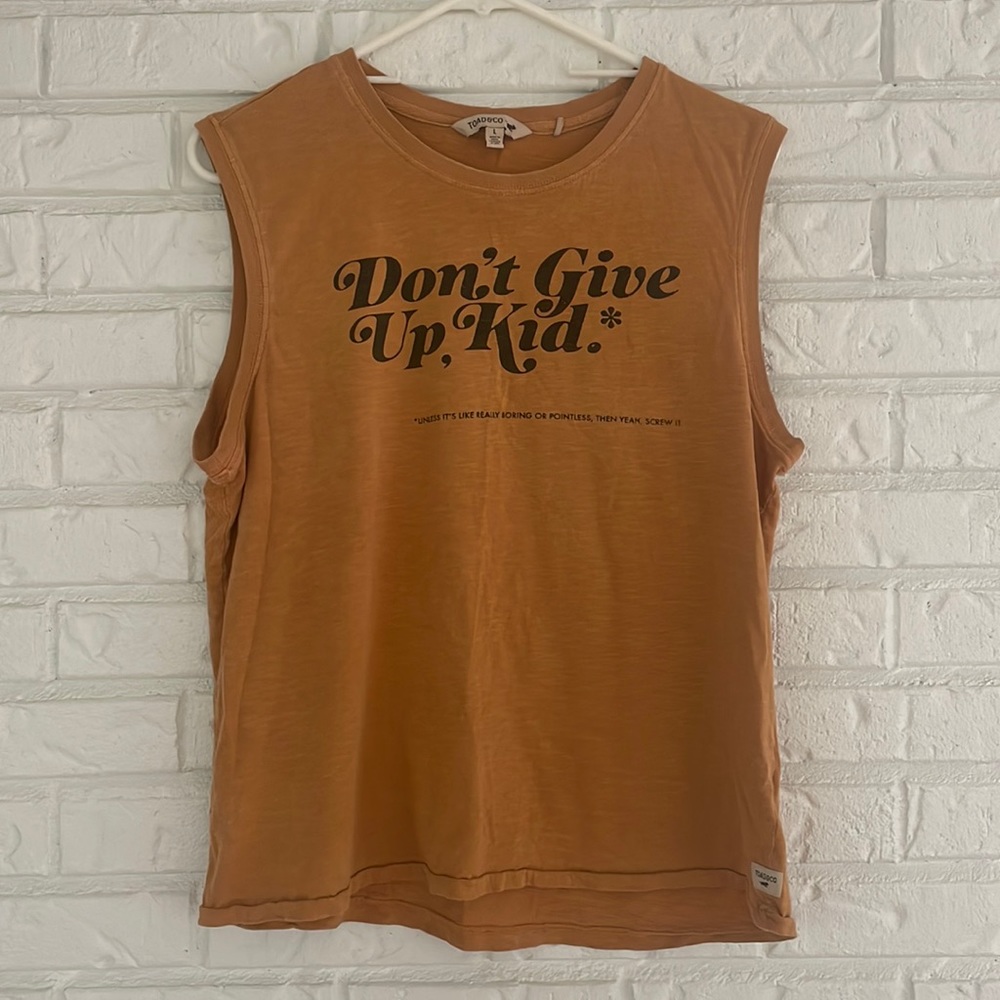 Women’s Toad & Co athletic cut casual tank top